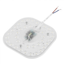 Plafoniera a LED rotonda piatta, dimmerabile, adatta ad ambienti umidi, con temperatura di colore regolabile e modulo di retrofit per illuminazione a