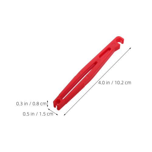 10Pcs Plastic Car Fuse Removal Tools, Red Automotive Fuse Puller Tool 2