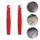 10Pcs Plastic Car Fuse Removal Tools, Red Automotive Fuse Puller Tool 10