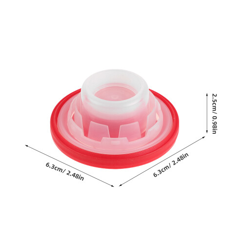50Pcs Plastic Barrel Bung Caps Leakproof Pull Spout Caps for Oil Drums 1