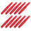 10Pcs Plastic Car Fuse Removal Tools, Red Automotive Fuse Puller Tool 11