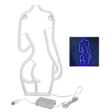 LED Neon Sign with Romantic Bedroom Lighting, Decorative Neon Light for USB Powered Wall Decor, USB Powered Neon for Parties and Event Decor