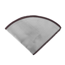 Filtro de malla de acero inoxidable, filtro de café de filtrado fino, filtro de café reutilizable, ecológico para entusiastas del café casero,