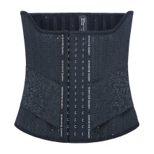 High Compression Waist Trainer Spiral Steel Boned Hourglass Body Shaper Latex Underbust Cincher Breathable Mesh Fabric Postpartum Belly Abdomen