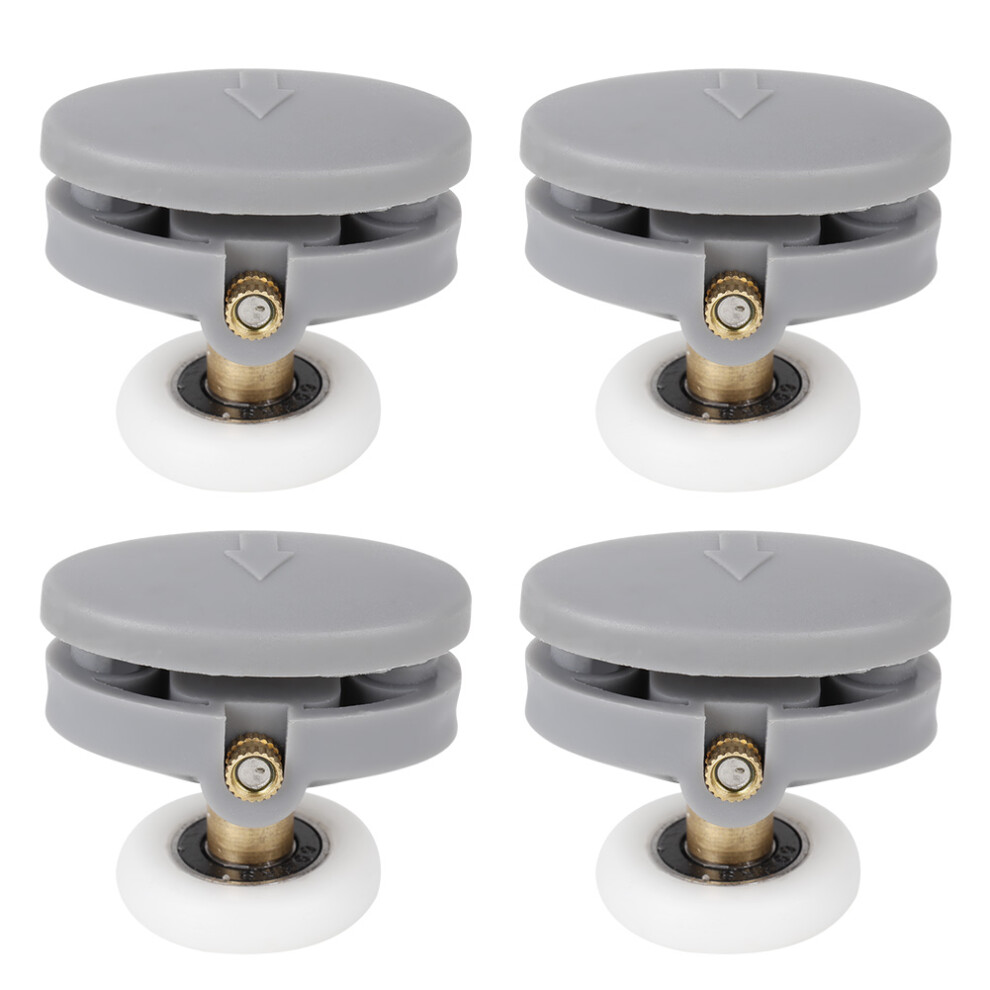 Sliding Shower Door Hardware For Glass Enclosures, Stainless Steel Shower Parts Brass Door Rollers Sturdy Glass Door Runners Quiet Operation And 9357860292191