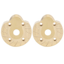 Peças de reforço para eixos de RC Crawlers em latão durável, maior resistência e proteção. Contrapeso em latão de alta qualidade. Fácil