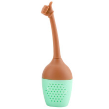 Detachable Two Part Tea Infuser Creative Gesture Design Food Grade Silicone Material Easy to Use and Clean Durable Brew Companion Animal Shaped Tea