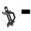 Durable Black Bicycle Cup Cage Aluminium 1