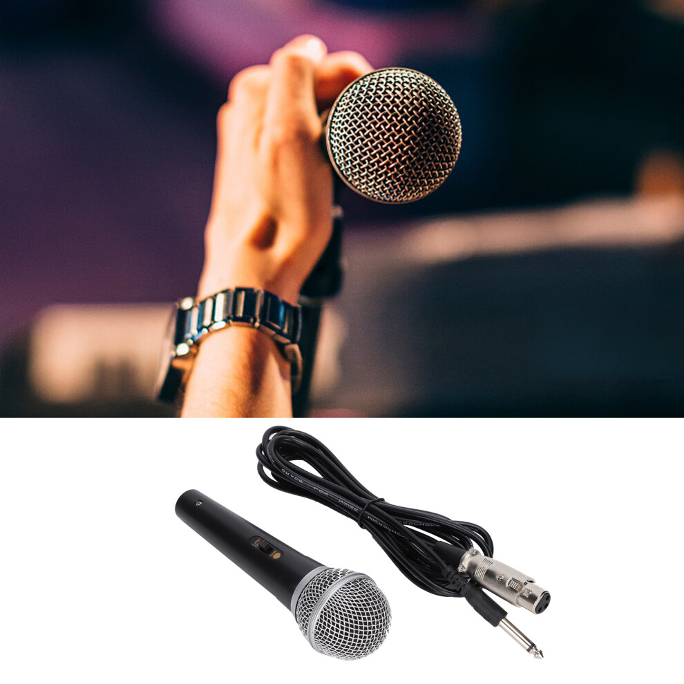 Xlr Handheld Dynamic Microphone With 3M Cable For Stage & Recording 9341387522466
