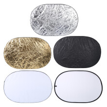 5 in 1 100x150cm Collapsible Reflector Kit for Portrait Photography