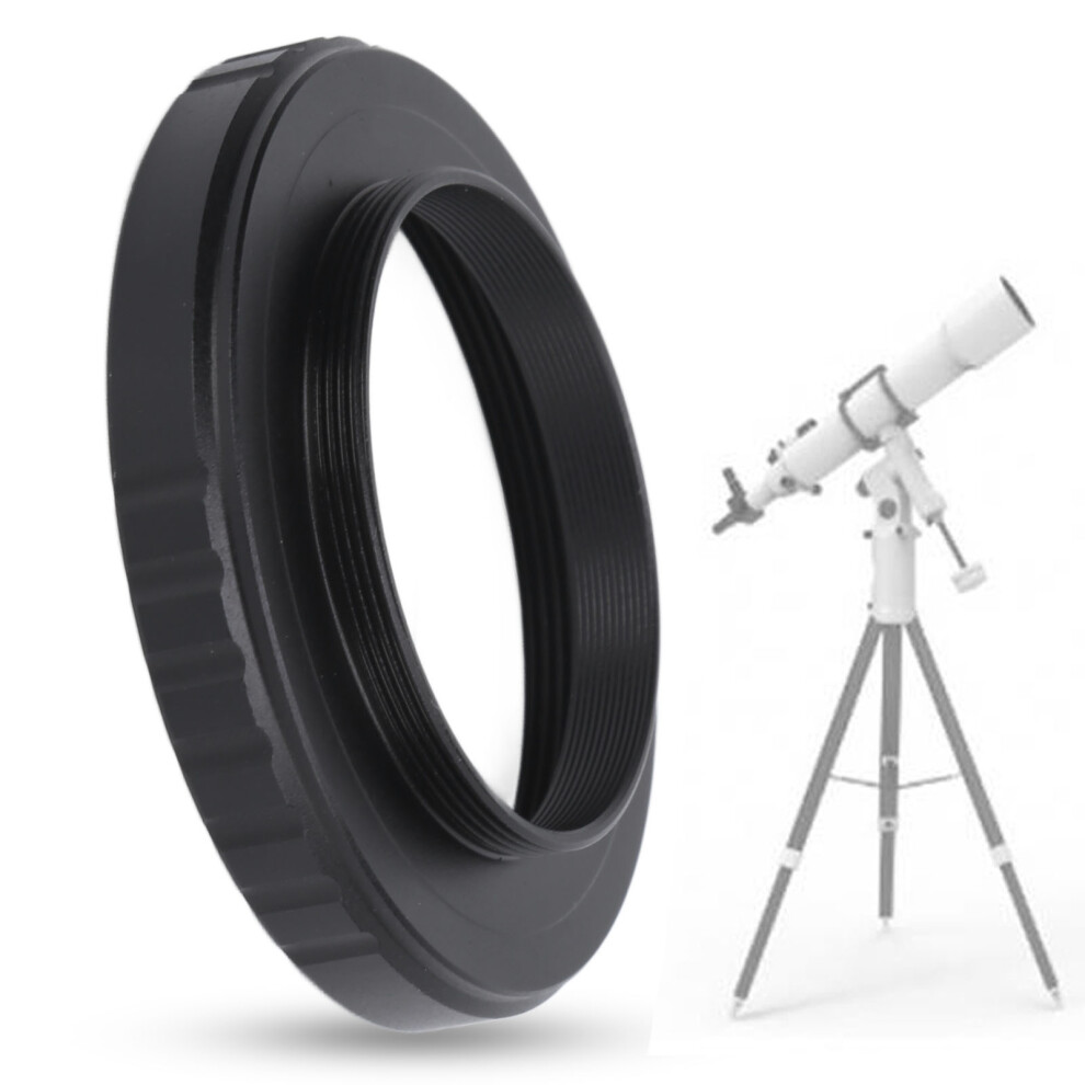 Astronomical Sct Female To M42x0.75 T2 Male Thread Adapter, Aluminum Black 5061387524188