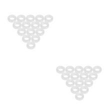 100St Reusable Witte Rubber Dichtingsringen Voor Fermentatiepannen