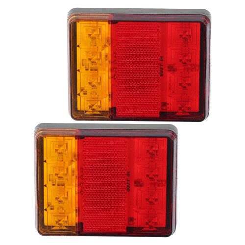 Trailer LED Light System Indicator Lights Clearance Lights Side Marker Lights Shock Resistant Waterproof Universal Compatibility 2