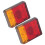 Trailer LED Light System Indicator Lights Clearance Lights Side Marker Lights Shock Resistant Waterproof Universal Compatibility 8