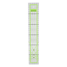 Portable Acrylic Quilting Ruler High Transparent Clear Scale Sturdy Precision Cutting Tool for Fabric Sewing Craft Projects