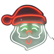Hjemmedekorasjon LED neonlys, julepynt neonskilt med USB-plugg, stilig vegglampe for soverom, bar, kafé, lounge og festbruk