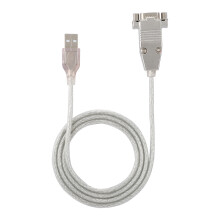 USB To RS-232DB9Serial Adapter With Prolific Chipset Gold Plated Interface Plug And Play Cross System Compatibility Windows Mac Linux Supported