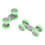 2pcs Stainless Steel 20mm Roller Wheel for Shower Doors, M6 Thread 15