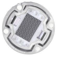 Solar Dock Lights Waterproof LED Deck Lights Outdoor Solar Ground Lights Two Switchable Light Colors For Driveway Garden Sidewalk Pathway Stair Step