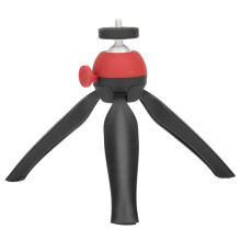 Portable Tripod with Ball Head Universal Screw Stable Support Compact Foldable Legs Multi Angle Adjustment for Mirrorless Camera Long Exposure Night