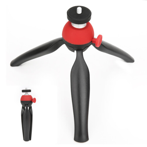 Portable Tripod with Ball Head Universal Screw Stable Support Compact Foldable Legs Multi Angle Adjustment for Mirrorless Camera Long Exposure Night 2