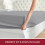 (Double, Grey) 40cm Extra Deep Fitted Bed Sheet- Affordable Budget Friendly Fitted Sheet in all Sizes 5