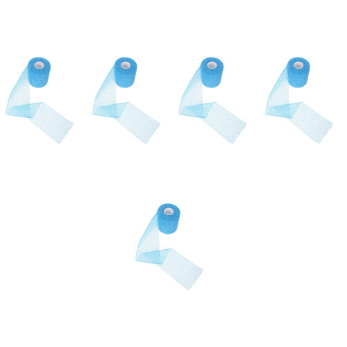 Skyblauwe Elastische Sportbandage Ademend Wrap Voor Training 2