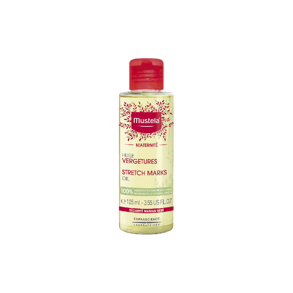 Mustela Stretch Marks Oil 105ml Pregnancy & Maternity Body Oil | Helps Prevent Stretch Marks | Nourishing