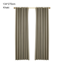 (Khaki, 134*270cm (punched)) Verdunkelungsvorhänge für Schlafzimmer & Wohnzimmer