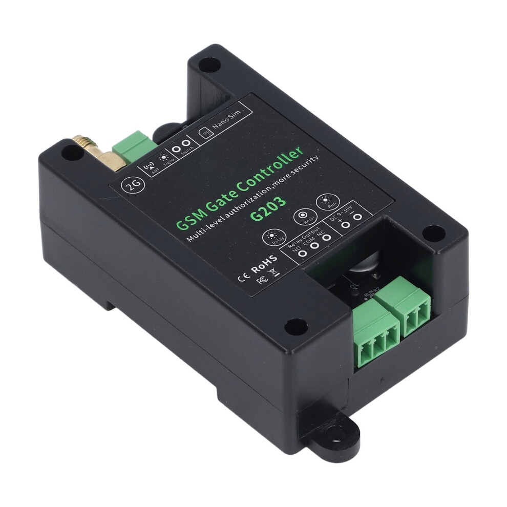 Gsm Gate Opener G203, 2G Phone Call Sms Control, 0-9999S Delay, Dc 9-36V, Abs 4941387527871