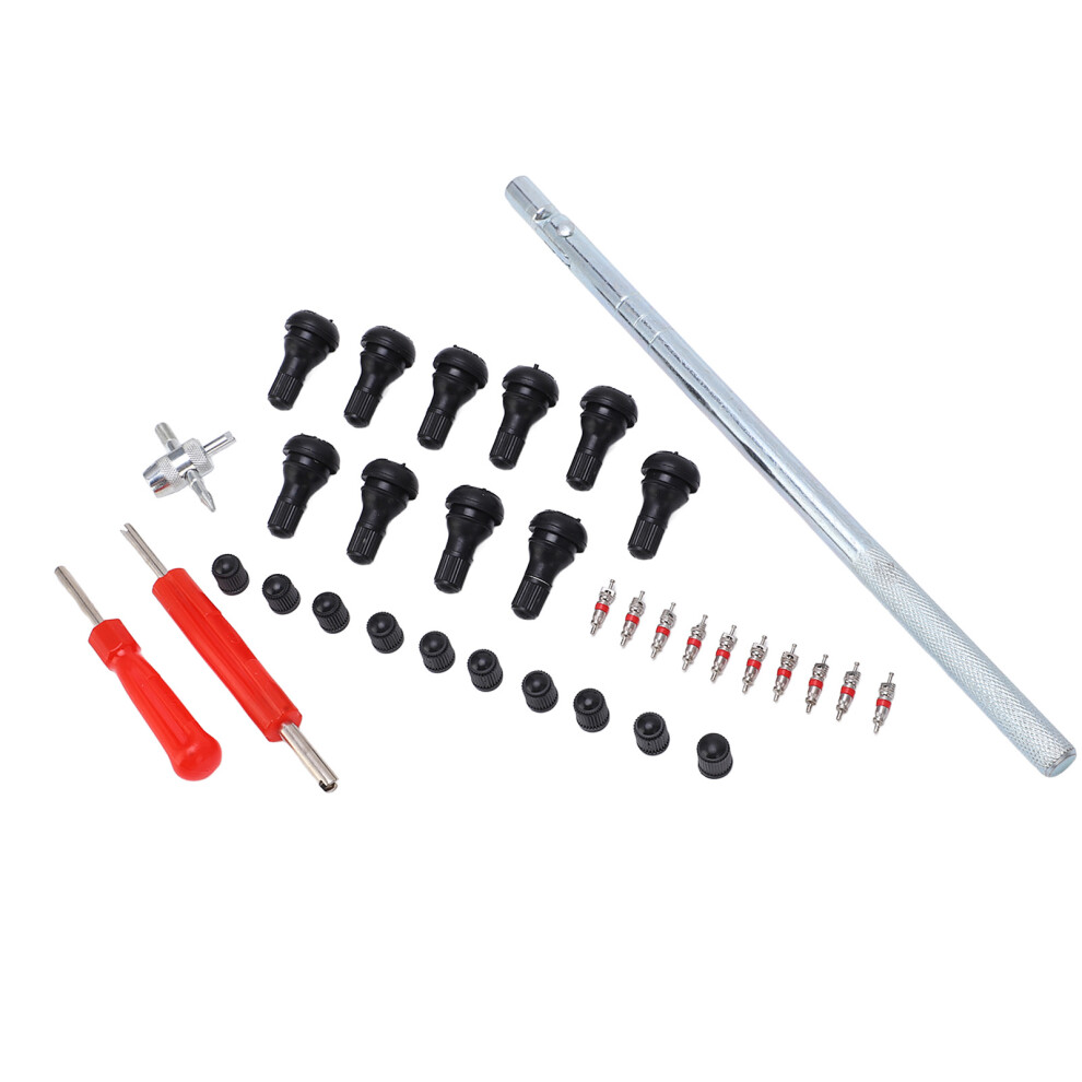 34 Pcs Valve Stem Puller & Core Removal Tool Kit For Rv, Auto, Bike 7621388987764