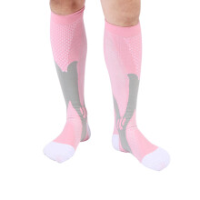 (M) Men Compression Socks Orthopedic Support Stockings Calf Guard Protector for Running Football Skiing