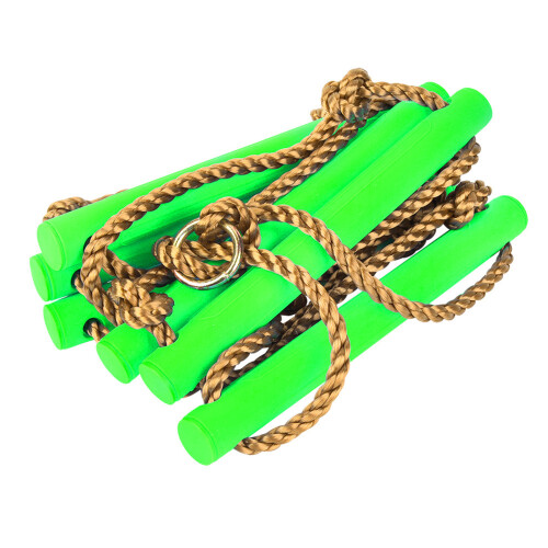 Σκάλα Slackline Ninja Warrior με Σχοινί - Υψηλής Ποιότητας Σκάλα Αναρρίχησης Έξι Τμημάτων 1