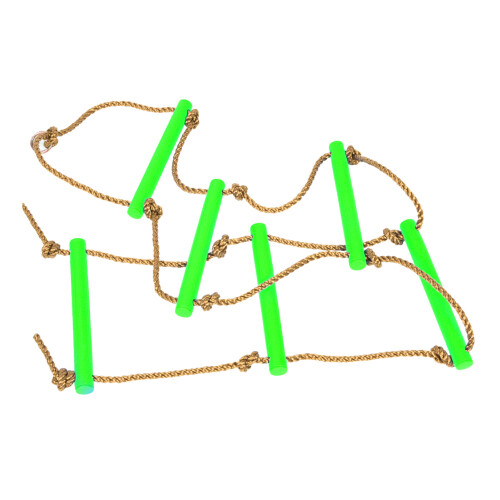 Σκάλα Slackline Ninja Warrior με Σχοινί - Υψηλής Ποιότητας Σκάλα Αναρρίχησης Έξι Τμημάτων 2