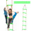 Σκάλα Slackline Ninja Warrior με Σχοινί - Υψηλής Ποιότητας Σκάλα Αναρρίχησης Έξι Τμημάτων 6