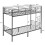 3Ft Bunk Bed Frame Metal Loft Sleeper with Ladder Guard Rail Heavy Duty 5