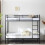 3Ft Bunk Bed Frame Metal Loft Sleeper with Ladder Guard Rail Heavy Duty 8
