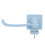 Αυτοκόλλητος περιστρεφόμενος γάντζος τοίχου χωρίς ζημιά, θήκη για πετσέτες 2