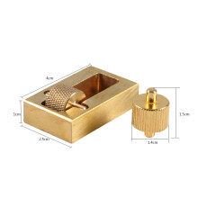 Leather Dye Oil Roller with Brass Handle for DIY Leather Craft 200ml Capacity