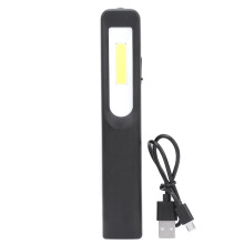 Lampada da lavoro a LED con supporto girevole e indicatore di stato della batteria, ricaricabile tramite USB, con forte adsorbimento magnetico e