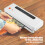 Instant Heating Dispenser With Vacuum Sealing Machine Digital Display Panel Dual Functionality For Kitchen Efficiency Includes Roll Vacuum Bags And 2