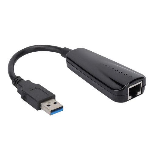 Foldable USB3.0Gigabit Ethernet Adapter, Plug and Play Compatible with Nintendo Switch and Laptops for Stable Network Connectivity
