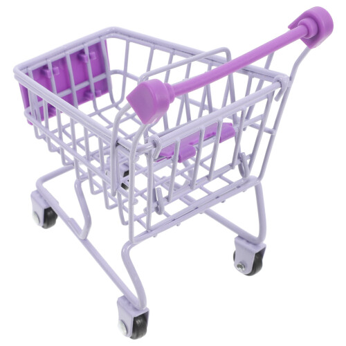 Supermarkt Violett Handwagen Für Puppen