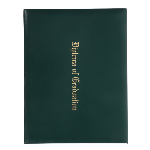 5Pièces Porte-Documents Diplômes Vert , Résistant Avec Coin Satin 2