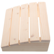 Holz Klavierhocker Beige Für Kinder Mit Bequemem Sitzkissen