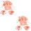 2Sets Kindertafelset Met Vakken Creatief En Functioneel Roze 6