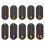 200Pièces Ronds Numérotés PVC Avec Trou Pour Identification Clé 2