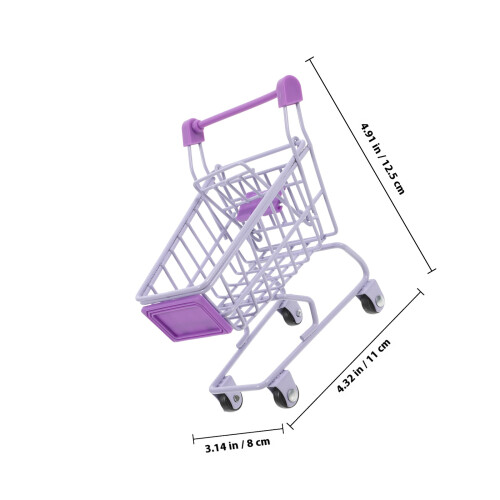 Supermarkt Violett Handwagen Für Puppen 1