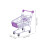 Supermarkt Violett Handwagen Für Puppen 3