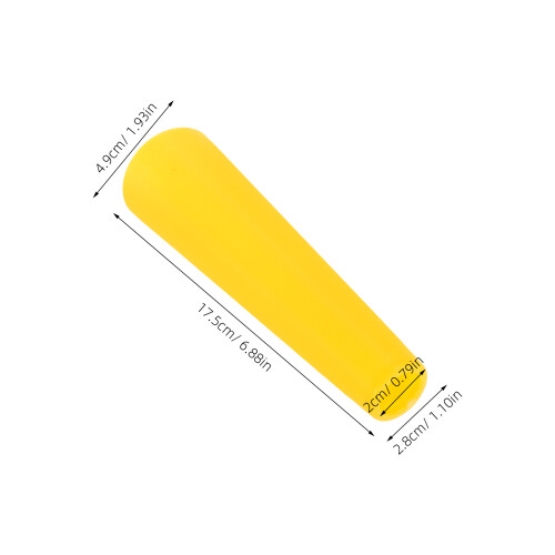 10Pcs Tapered Yellow Plastic Bobbins for Smooth Thread Winding 2